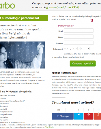 Numerologie (Garbo.ro)
